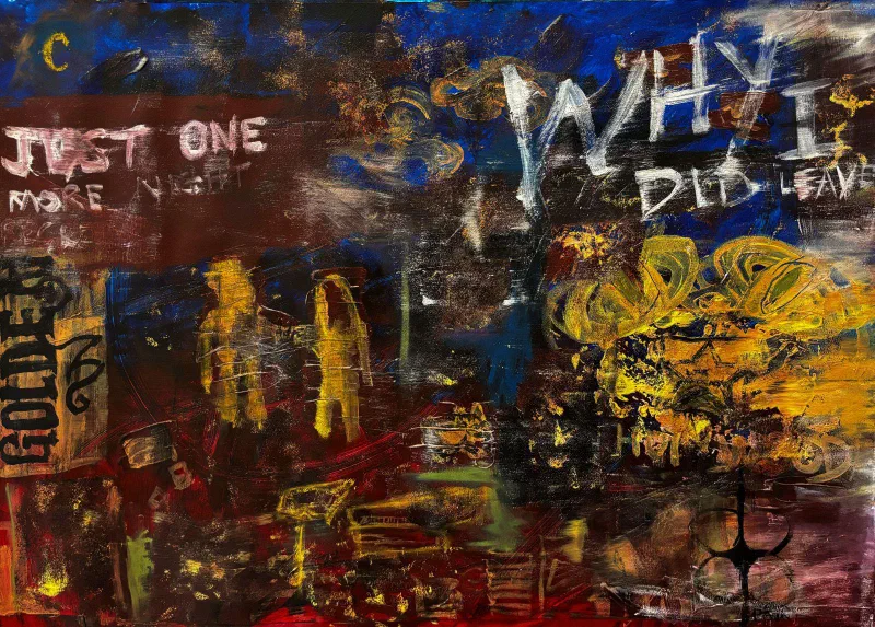 Untitled (Golden W)